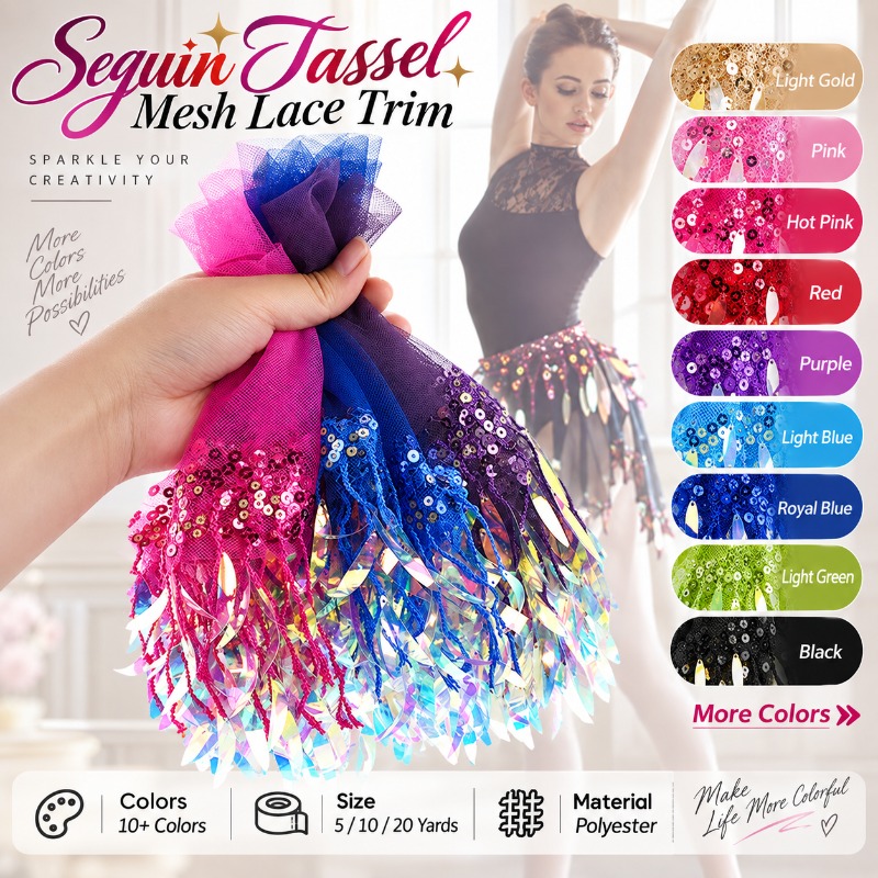 Fringe Ribbon Sewing - 5-20 Yards 15cm Nastro in Pizzo