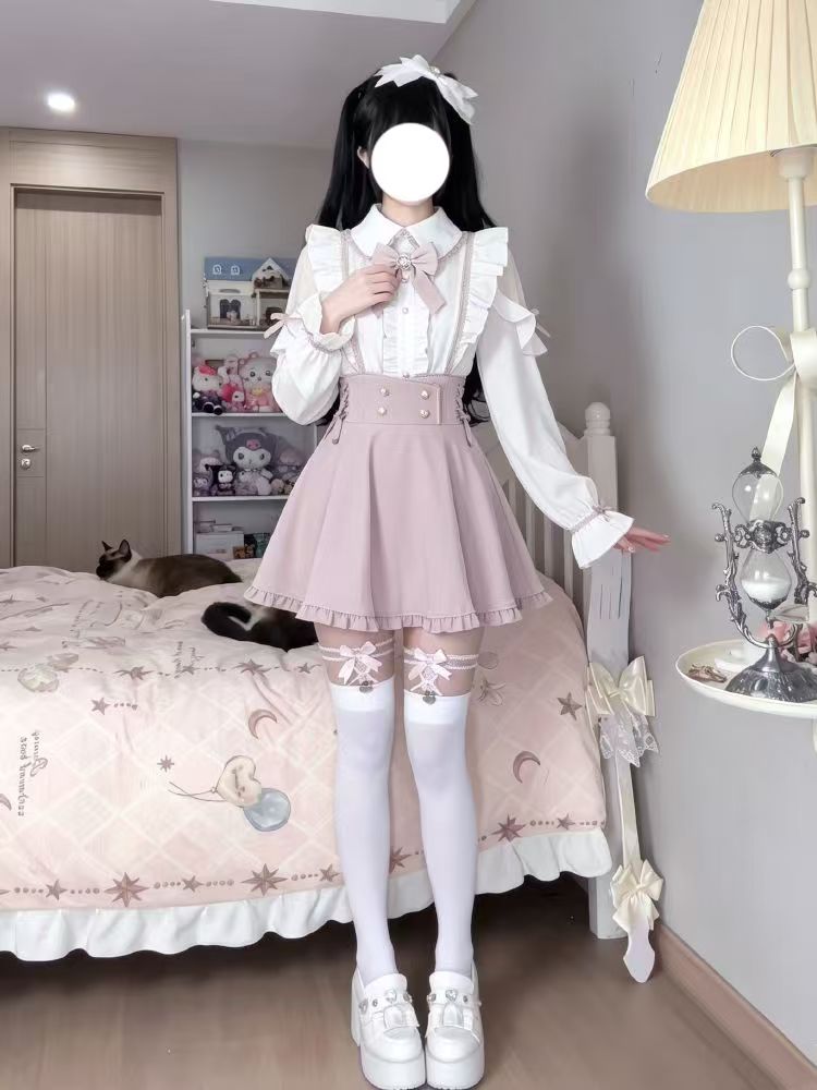 Set 2 Pezzi Lolita Giapponese  - Elastic Lace Trim recensione e prezzo