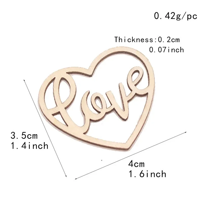 50 Pezzi di Ornamenti in Legno - Craft Embellishments recensione e prezzo