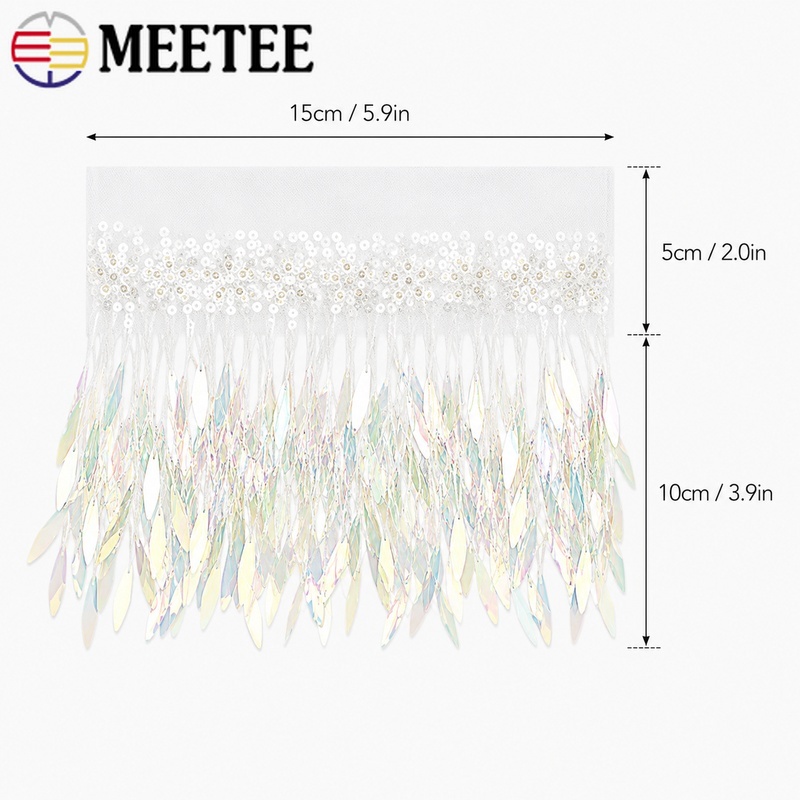 2-10 Yards 15cm Frange in Rete - Fringe Ribbon Sewing recensione e prezzo