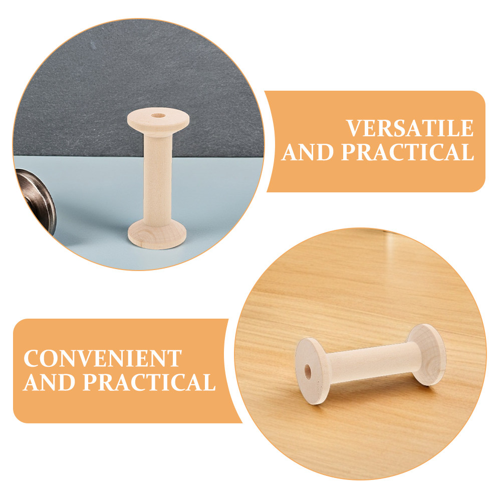 Set da 4 portabobine in legno, - Embroidery Craft recensione e prezzo