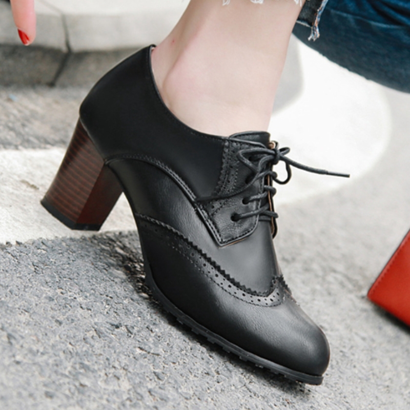 Scarpe fannullone con tacco al - Guipure Lace Panel recensione e prezzo