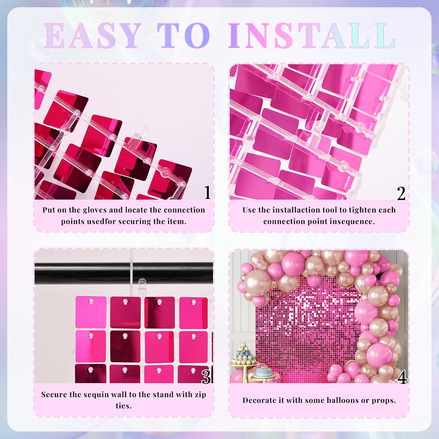 500-5000 pezzi di paillettes i - Sequin Fabric Panel recensione e prezzo