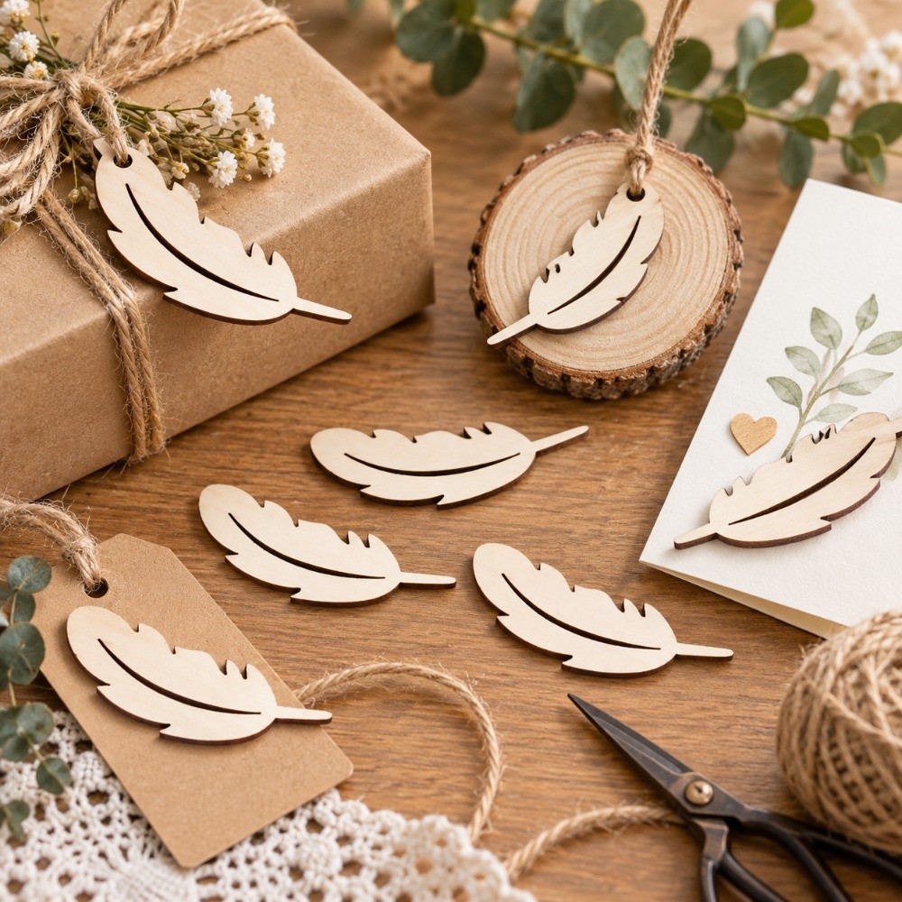 50 pezzi di decorazioni in leg - Craft Embellishments recensione e prezzo