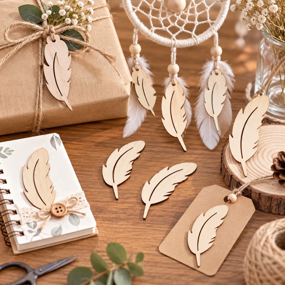 50 pezzi di decorazioni in leg - Craft Embellishments recensione e prezzo