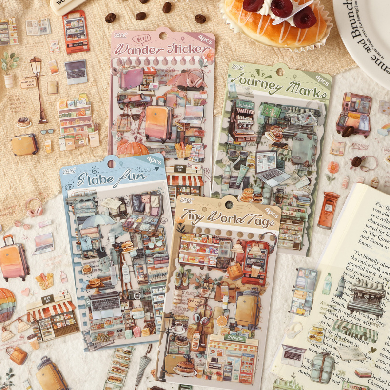 Confezione da 4 Adesivi Vintag - Embellishments For Scrapbooking recensione e prezzo